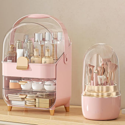 Makeup Organizer, Skincare Holder Bathroom Counter Organizer, Storage Box by Anylady