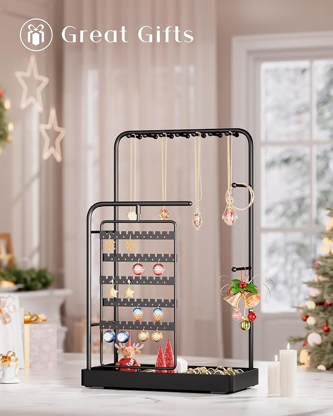 ProCase Jewelry Stand Holder Organizer and Storage, Hanging Jewelry Display - Image 8