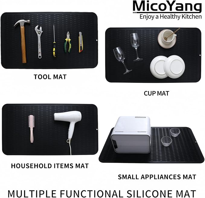 Silicone Dish Drying Mat for Multiple Usage, Easy clean, Eco-friendly, - Image 3