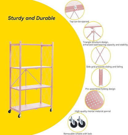 BRIAN & DANY 4-Tier Foldable Storage Shelves - Image 4