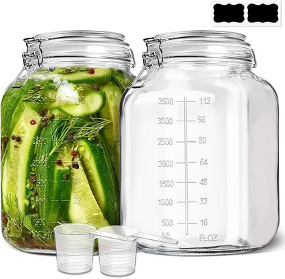 ComSaf Large Glass Storage Containers by ComSaf