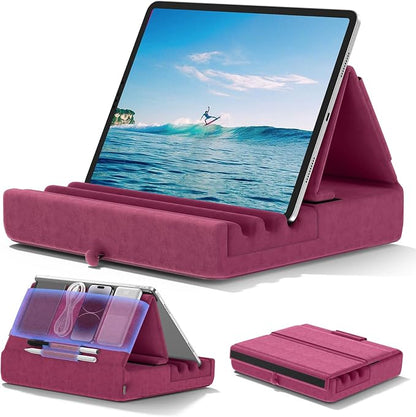 KDD Tablet Pillow Holder, Foldable iPad Stand by KDD