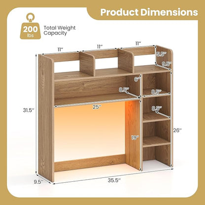 Tangkula Desktop Bookshelf - Image 3