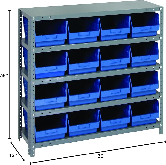 Quantum Storage Systems 1239-207BL Store More Steel Shelving Unit - Image 2