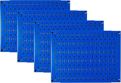 Wall Control Pegboard Wall Organizer Tiles Modular Blue Metal Pegboard Tiling by Wall+Control