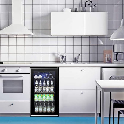 Antarctic Star Beverage Refrigerator Cooler -120 Can Mini Fridge Glass Door - Image 8