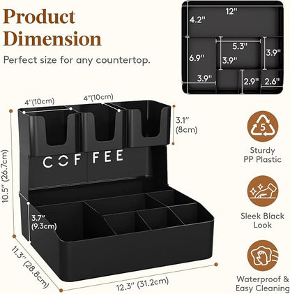 Lifewit 2-tier Coffee Station Organizer - Image 3