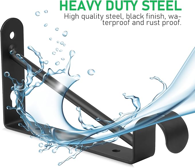 Small Shelf and Rod Brackets, Heavy Duty Closet Shelf Bracket - Image 3