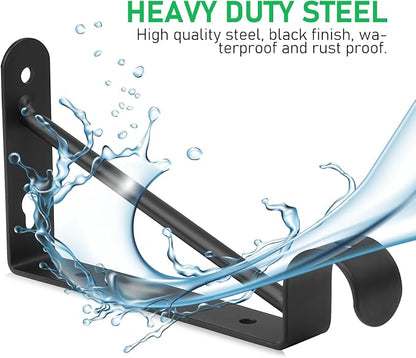 Small Shelf and Rod Brackets, Heavy Duty Closet Shelf Bracket - Image 3