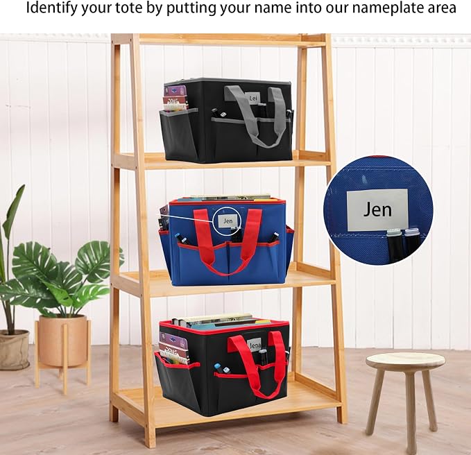 Cupohus Extra Large Art Organizer Craft Storage Tote Bag - Image 2