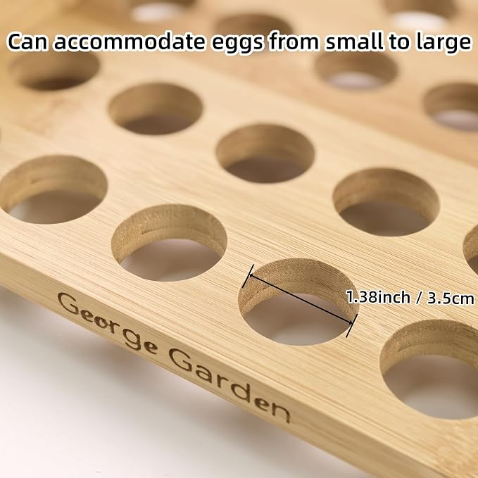 Bamboo Egg Holder Countertop - Image 5