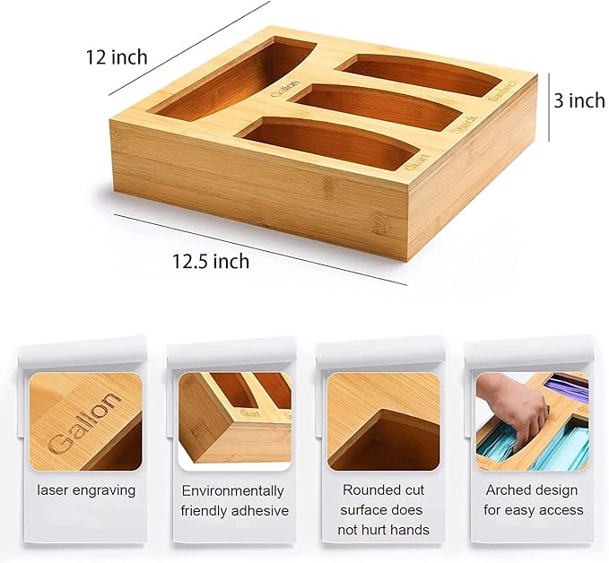 Food Ziplock Bag Storage Organizer - Image 2