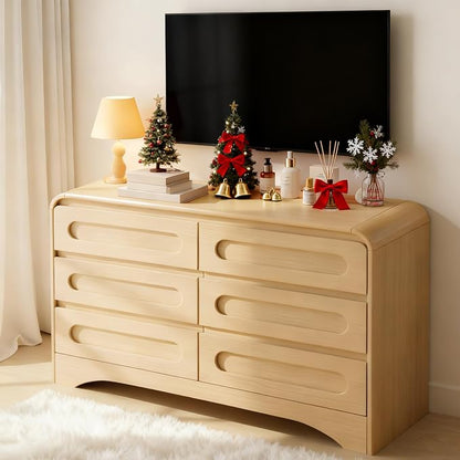 Wood Dresser, Modern 6 Drawers Dressers & Chest of Drawers by SOLACEFURNITURE
