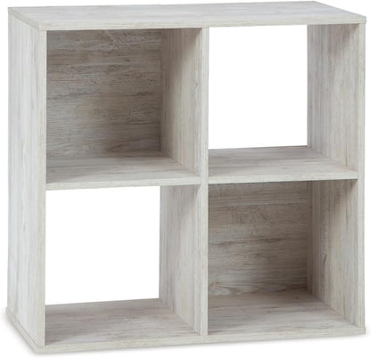 Signature Design by Ashley Paxberry Coastal 4 Cube Storage Organizer or Bookcase by SignatureDesignbyAshley