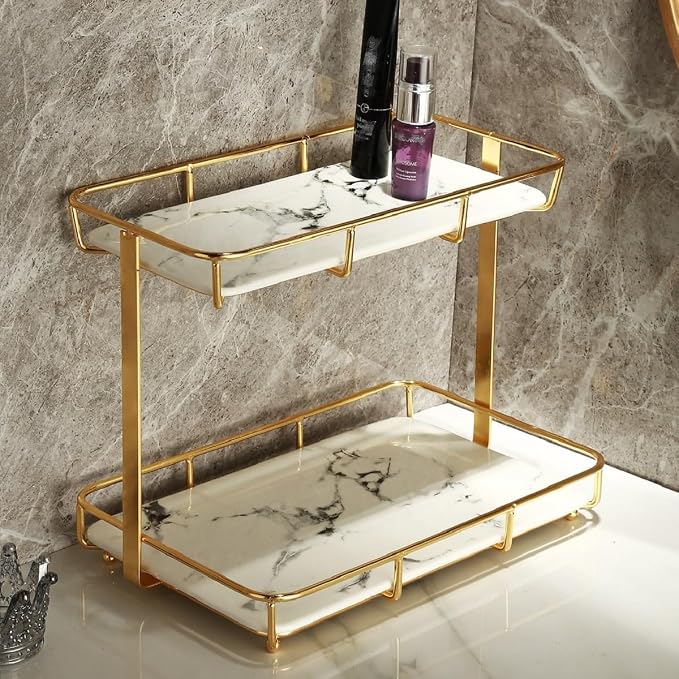 Bathroom Organizer Countertop Perfume Organizer Makeup Organizer Cosmetics by Dobbyby