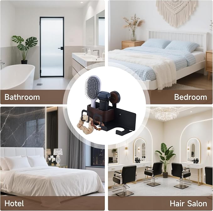 Hair Dryer Holder Wall Mount - Image 8