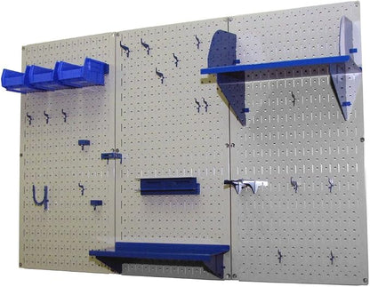 Wall Control Pegboard Organizer 4 ft. Metal Pegboard Standard Tool Storage Kit - Image 2