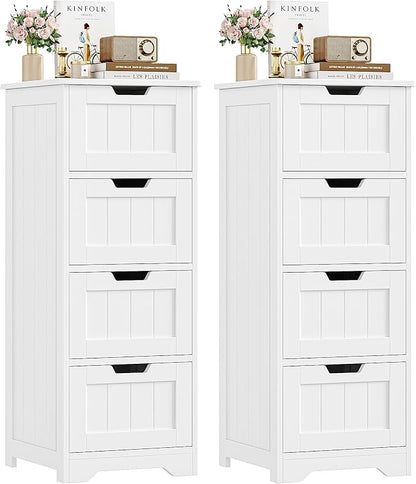 FOTOSOK Bathroom Storage Cabinet Set of 2, Bathroom Cabinet by FOTOSOK