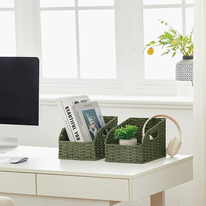 Wicker Baskets for Organizing, Kitchen Counter - Image 8