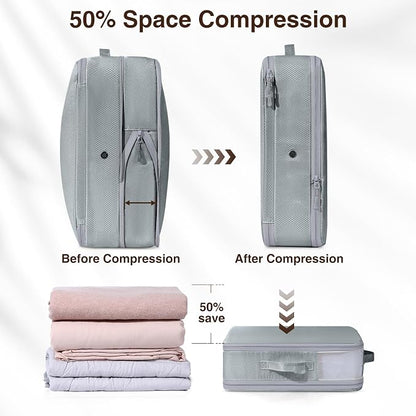 DIMJ Compression Storage Bags 8 Pack, 19L Clothes Storage Organizer - Image 3