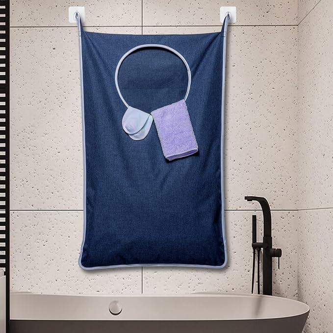 KEEPJOY XL Hanging Laundry Hamper Bag, Large 36"x22" Clothes Hanging Hamper - Image 5