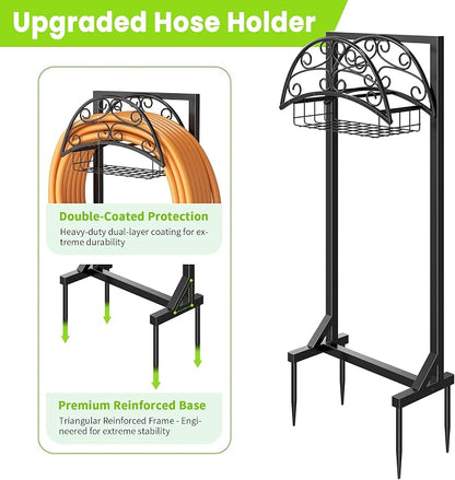 Garden Hose Holder – Freestanding Water Hose Holder - Image 2