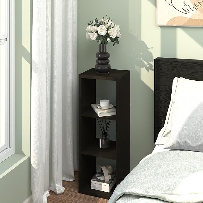 CTESNE【2026 Wooden Thick Frame 3 Cube Storage Organizer Shelf - Image 8