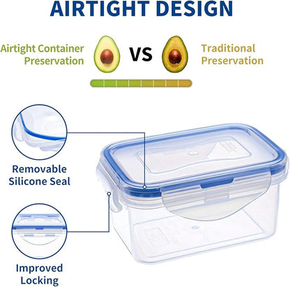 KIGI 6OZ Small Mini Plastic Food Storage Containers - Image 3