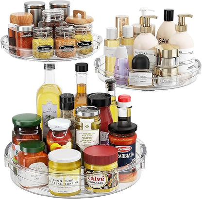 LAMU 3 Pack Lazy Susan Organizer Turntable by YourHome-OrganizationHelper