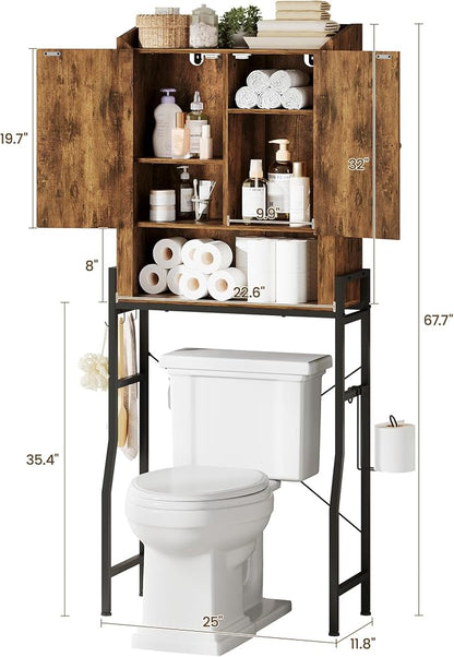 Over The Toilet Storage Cabinet, Over Toilet Organizer - Image 2
