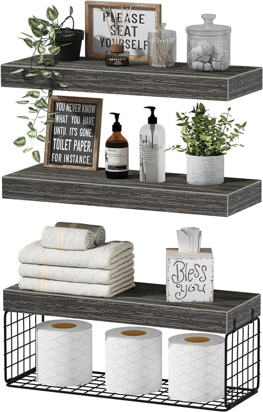 QEEIG Bathroom Shelves Over Toilet by QEEIG