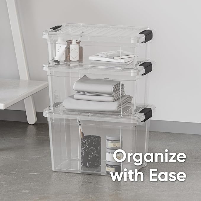 Superio Clear Storage Boxes - Image 5