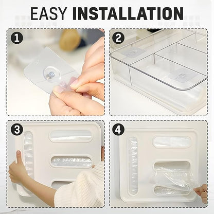 HIMUS Food Storage Bag Organizer - 4 in 1 Plastic Baggie Organizer - Image 6