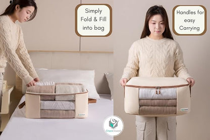 Chaos Cleared Canvas Storage Bags Designer Organizer - Image 3