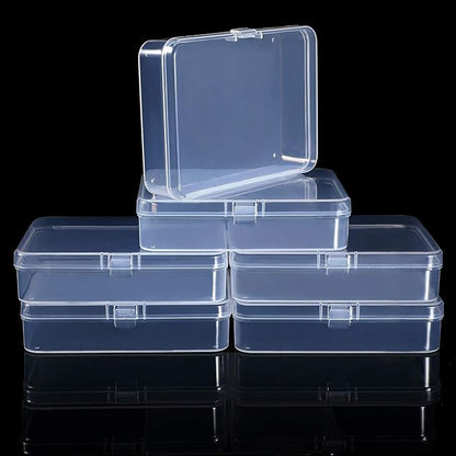 Jetec 18 Pieces Mini Plastic Clear Beads Storage Containers Box - Image 3