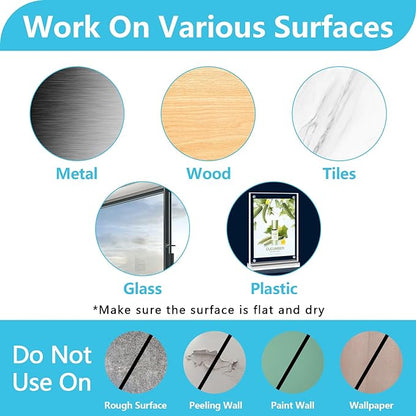 100PCS Cable Clips, Abnii Adhesive Wire Clips Cord Organizer, Strong Cable - Image 3