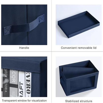 Homsorout Organizing Bins with Lid - Image 7