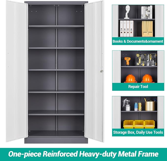 Wide & Deep Metal Storage Cabinet - Image 9