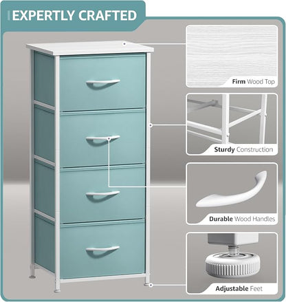 Sorbus Dresser Storage Tower, Organizer Drawers - Image 4