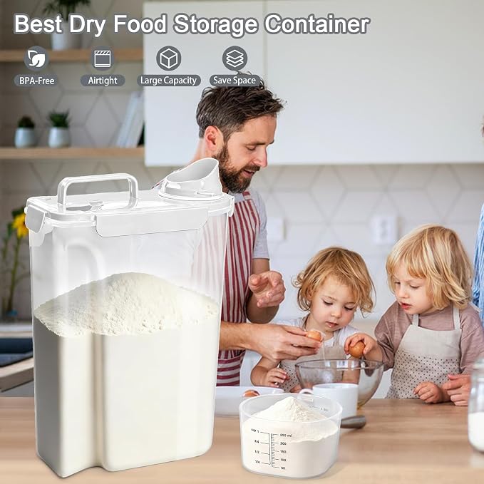 Komzon Rice Storage Containers, Airtight Cereal Containers Storage, - Image 5