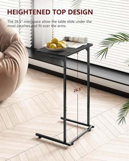 Vantic C Shaped End Table, Small Side Table - Image 7