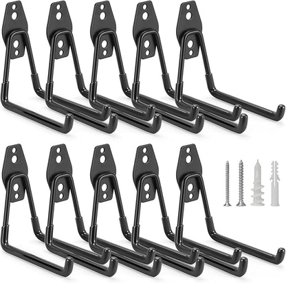 10 Pack Garage Hooks Heavy Duty Storage Organizer Wall Mount Power and Garden by LUPYJI