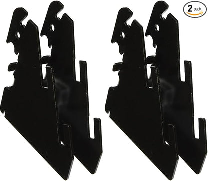 Wall Control Pegboard Slotted Metal Pegboard Bracket Pair Accessory Pack by Wall+Control