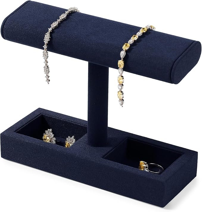 Oirlv Microfiber T-Bar Watch Display Stand Jewelry Display Props Jewelry by Oirlv