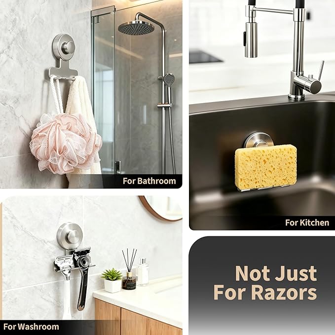 Suction Cup Razor and Shaver Holder - Image 4