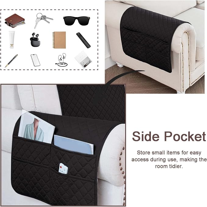 Waterproof Sofa Armrest Cover Headrest Cover - Image 4