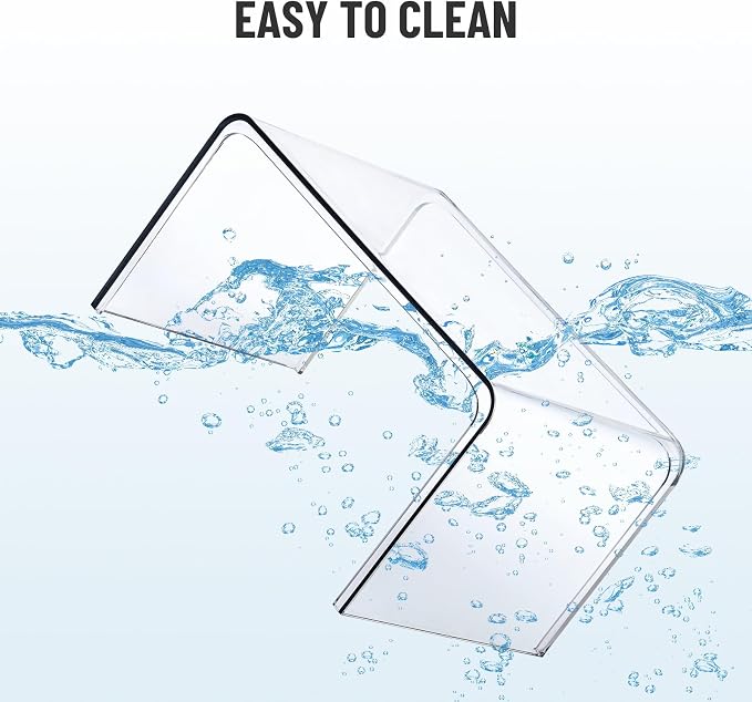 Bobomoment Clear Cabinet Organizer, Stackable Shelf Organizer Set of 2 | - Image 8