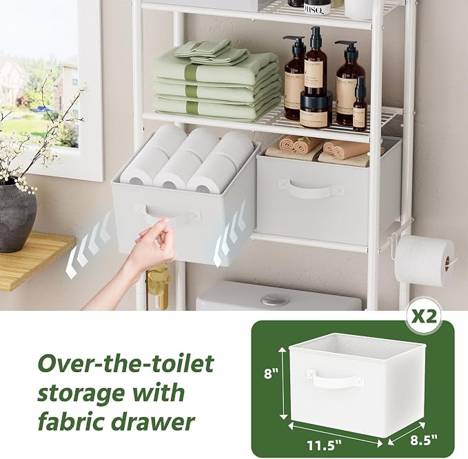 Simple Trending Over The Toilet Storage Rack - Image 4