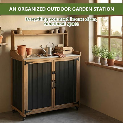 Ketive Outdoor Potting Bench - Image 7