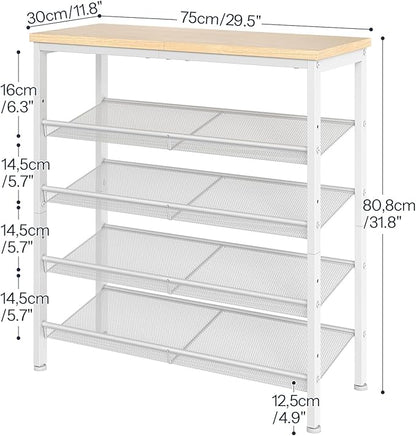 HOOBRO Shoe Rack for Entryway, 5-Tier Shoe Organizer - Image 3